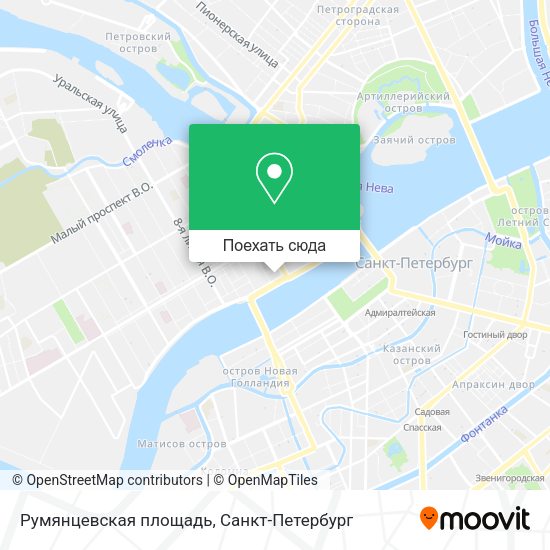 Карта Румянцевская площадь