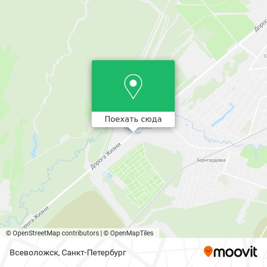 Карта Всеволожск
