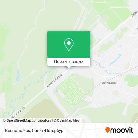 Карта Всеволожск