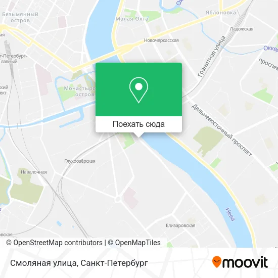 Карта Смоляная улица