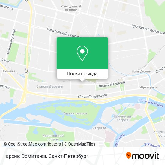 Карта архив Эрмитажа