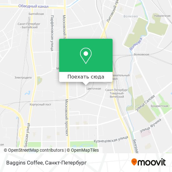 Карта Baggins Coffee