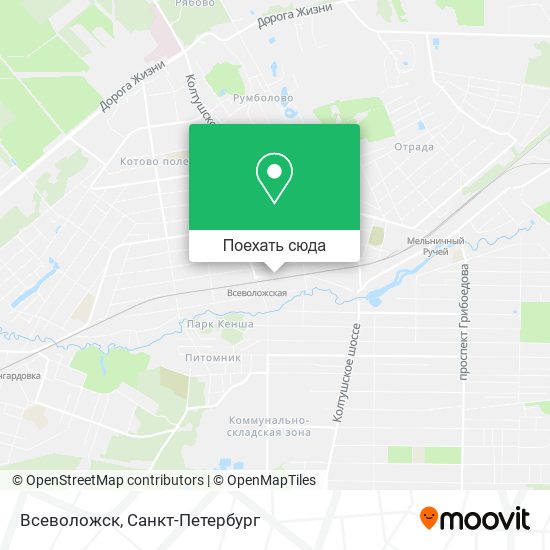 Карта Всеволожск