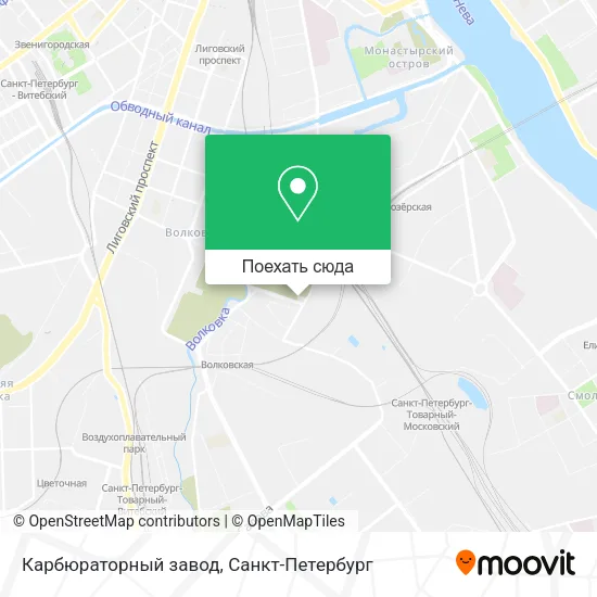 Карта Карбюраторный завод