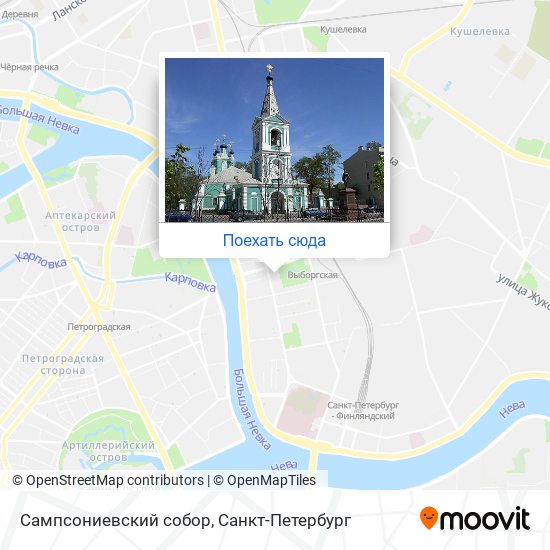 Карта Сампсониевский собор