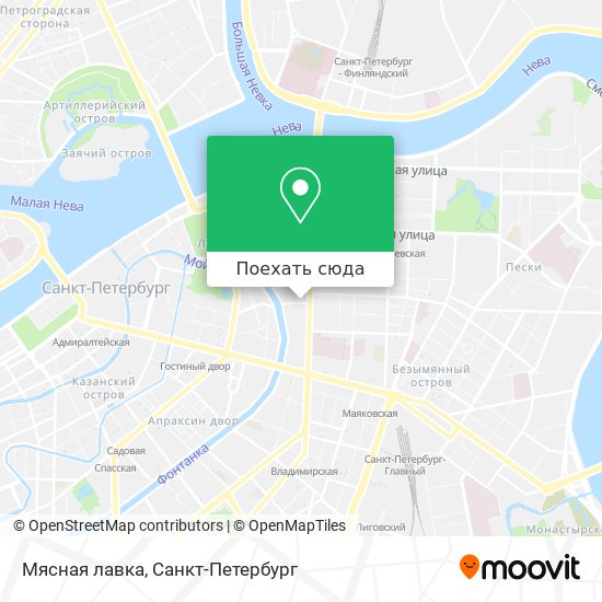 Карта Мясная лавка