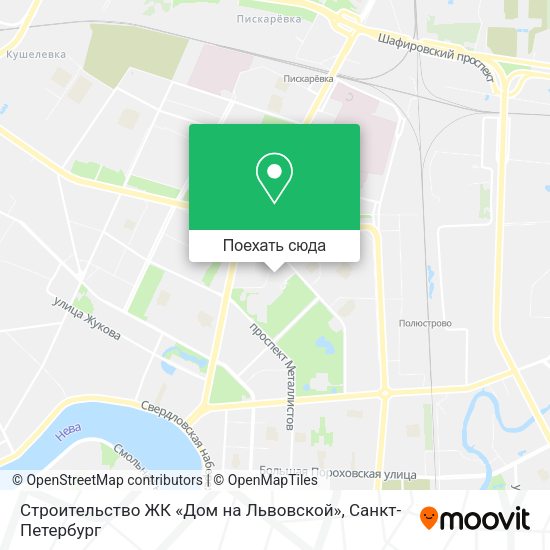 Карта Строительство ЖК «Дом на Львовской»