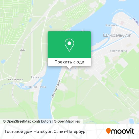 Карта Гостевой дом Нотебург