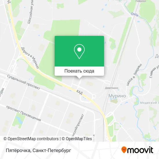 Карта Пятёрочка