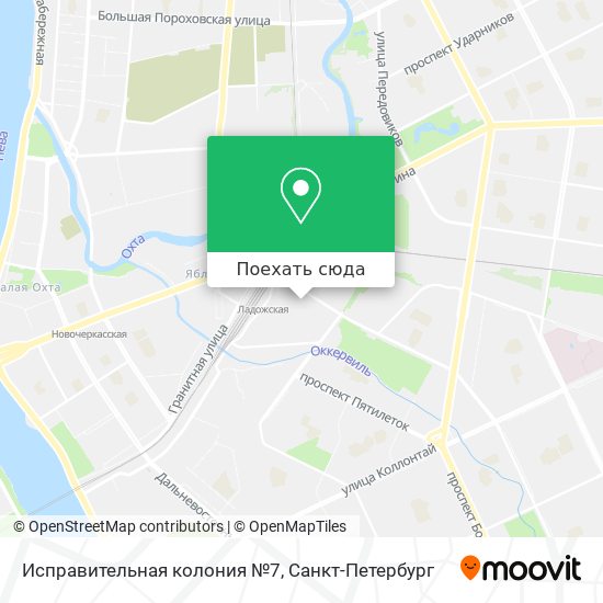 Карта Исправительная колония №7