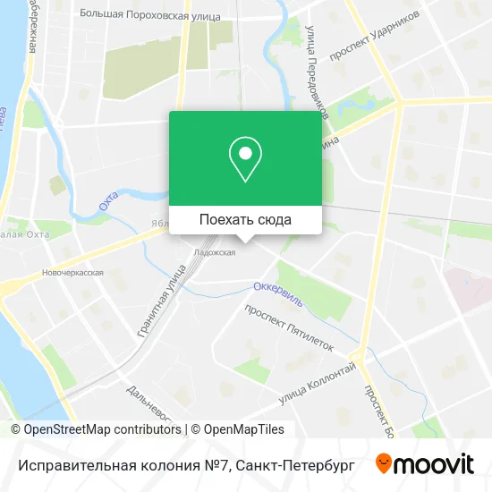Карта Исправительная колония №7