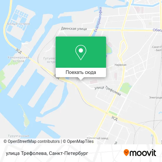 Карта улица Трефолева