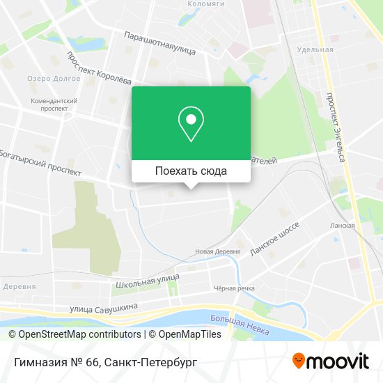 Карта Гимназия № 66