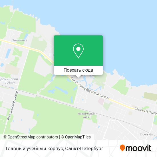 Карта Главный учебный корпус