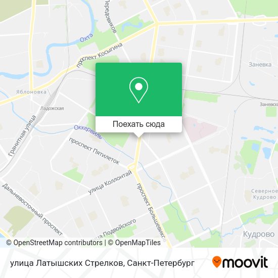 Карта улица Латышских Стрелков