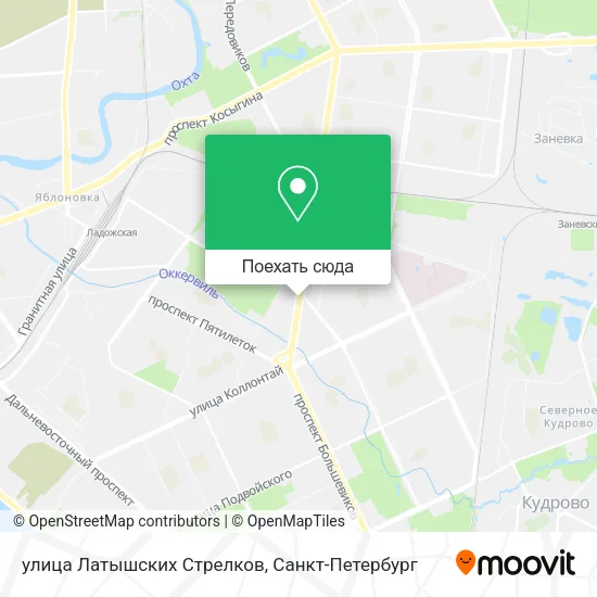 Карта улица Латышских Стрелков