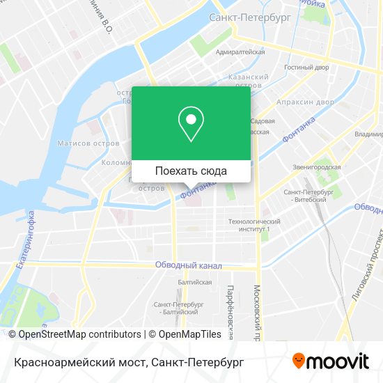 Карта Красноармейский мост