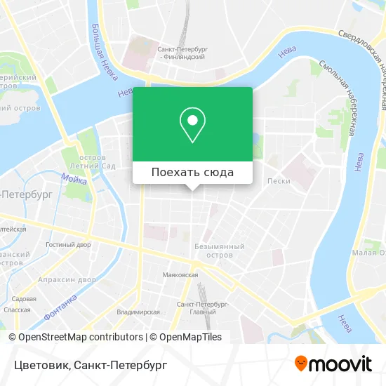 Карта Цветовик