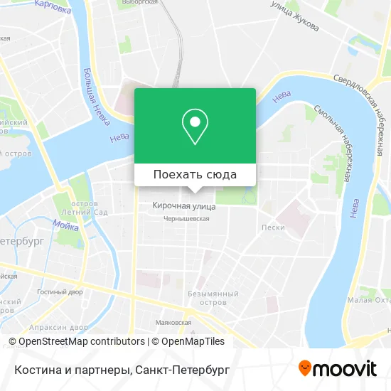 Карта Костина и партнеры