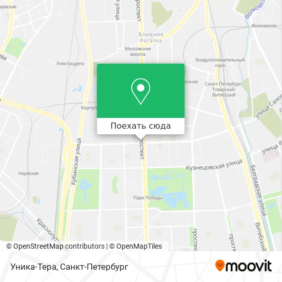 Карта Уника-Тера