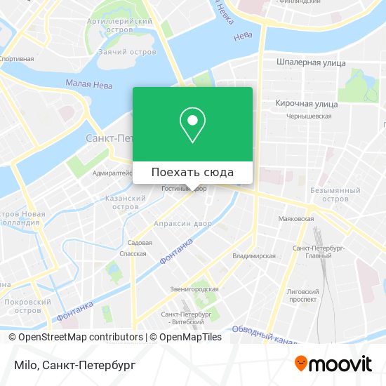 Карта Milo