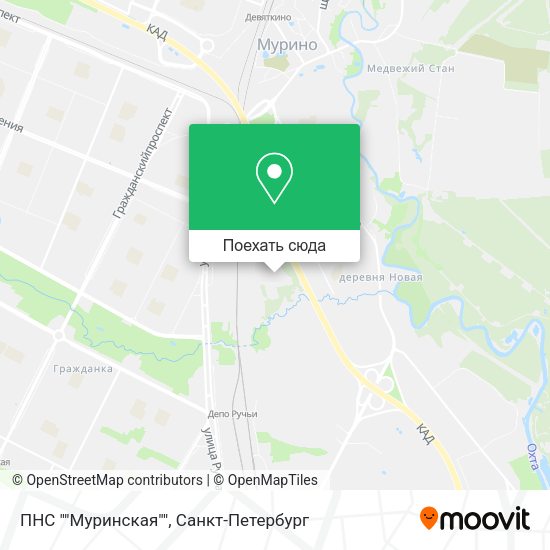 Карта ПНС ""Муринская""