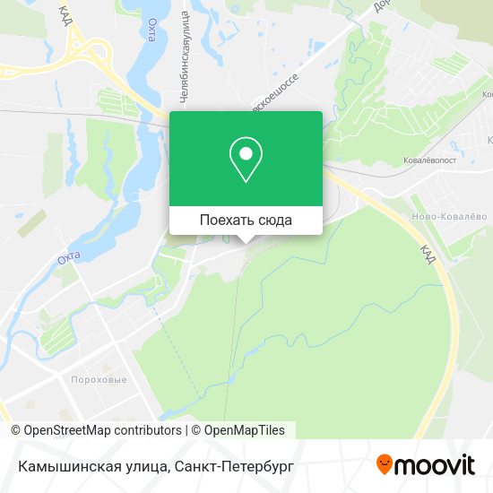 Карта Камышинская улица