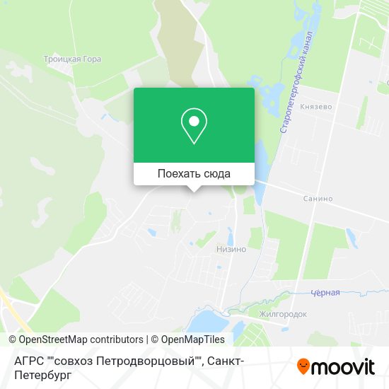 Карта АГРС ""совхоз Петродворцовый""