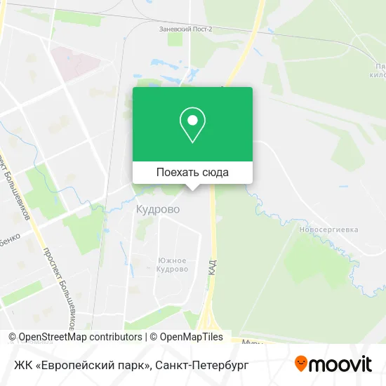 Карта ЖК «Европейский парк»