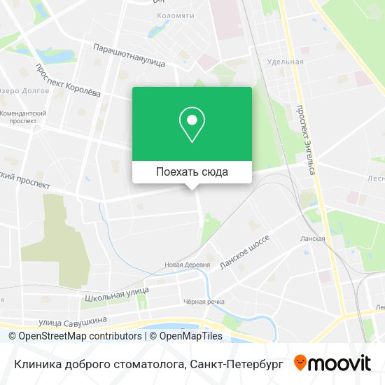 Карта Клиника доброго стоматолога