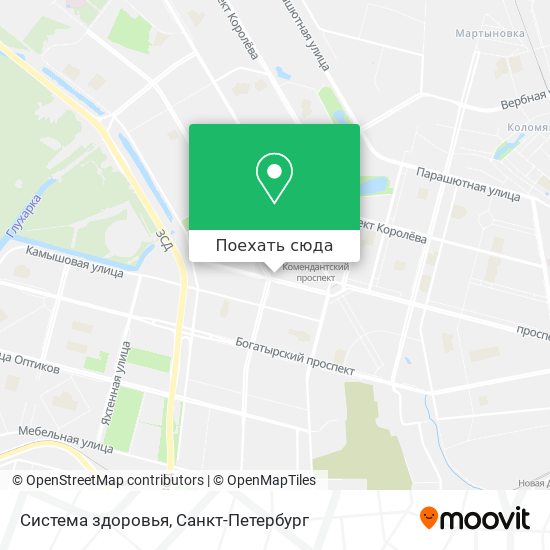 Карта Cистема здоровья