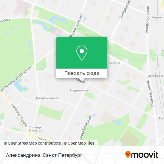 Карта Александрина