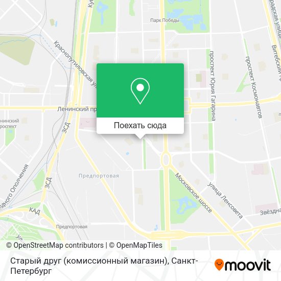 Карта Старый друг (комиссионный магазин)