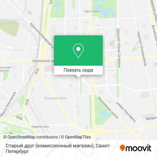 Карта Старый друг (комиссионный магазин)