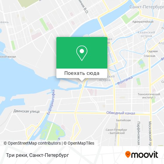 Карта Три реки