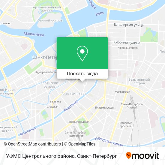 Карта УФМС Центрального района
