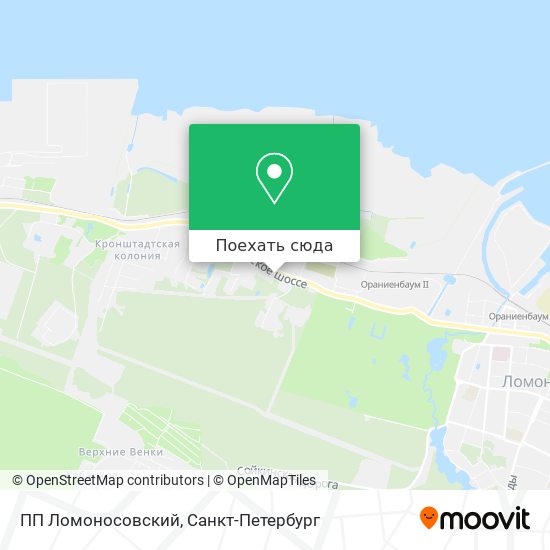 Карта ПП Ломоносовский