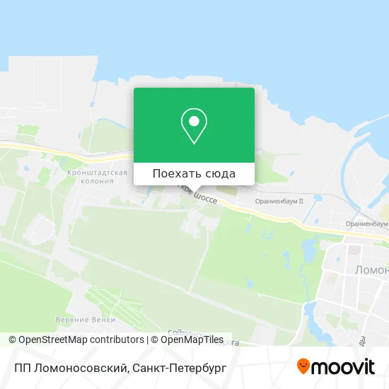 Карта ПП Ломоносовский
