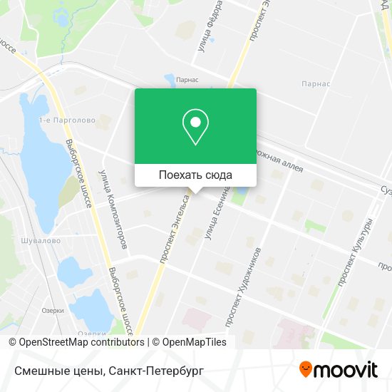 Карта Смешные цены