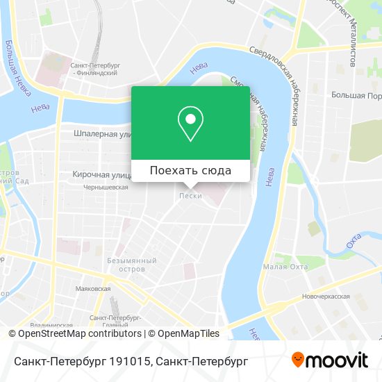 Карта Санкт-Петербург 191015