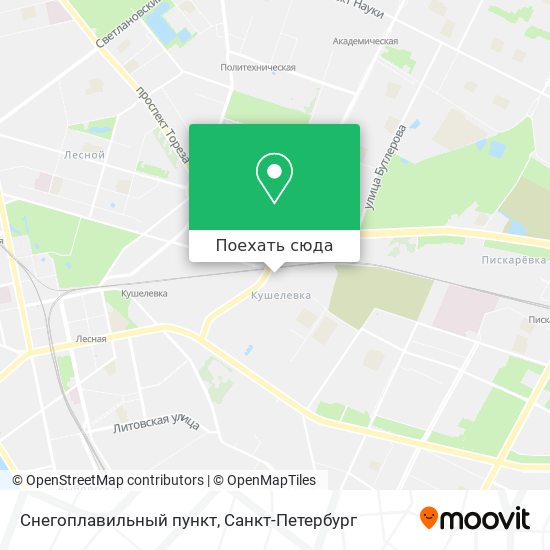 Карта Снегоплавильный пункт