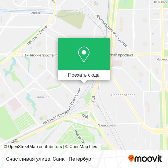 Карта Счастливая улица