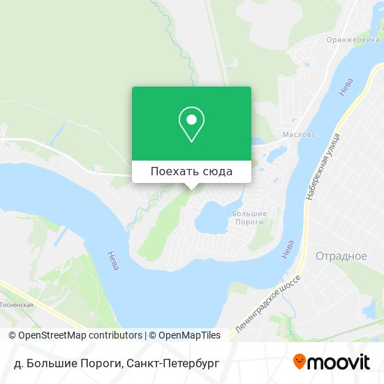 Карта д. Большие Пороги
