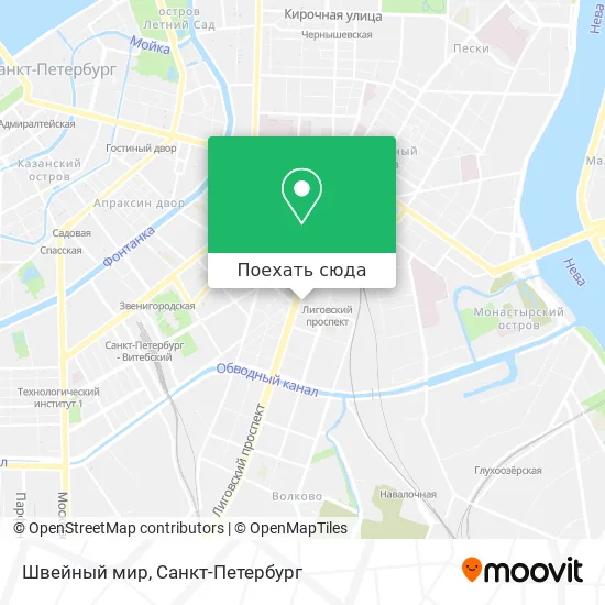 Карта Швейный мир