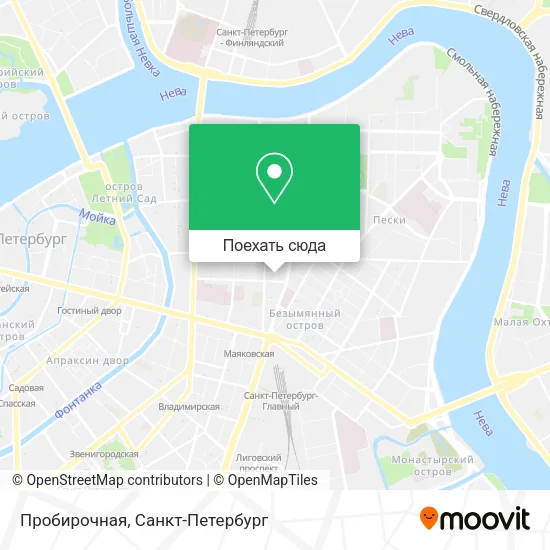 Карта Пробирочная