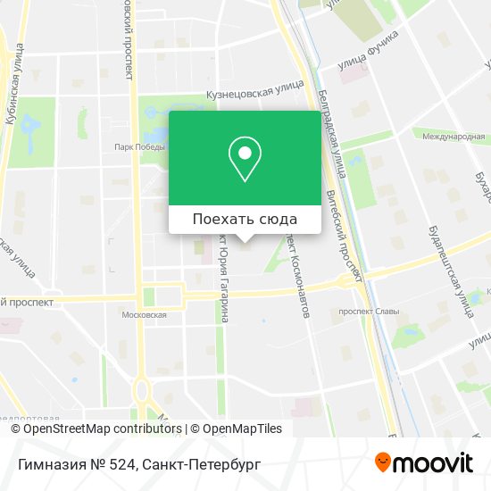 Карта Гимназия № 524