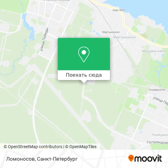 Карта Ломоносов