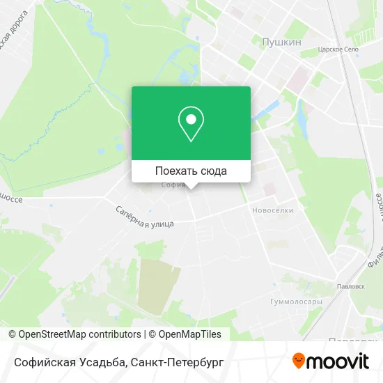 Карта Софийская Усадьба