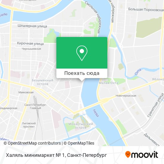 Карта Халяль минимаркет № 1