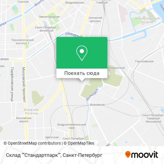 Карта Склад ""Стандартпарк""